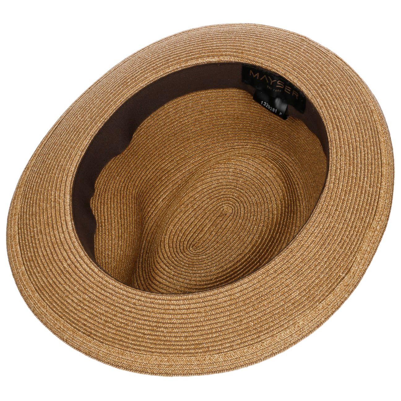 Samuel Livorno Fedora Strohhut natur-braun 9