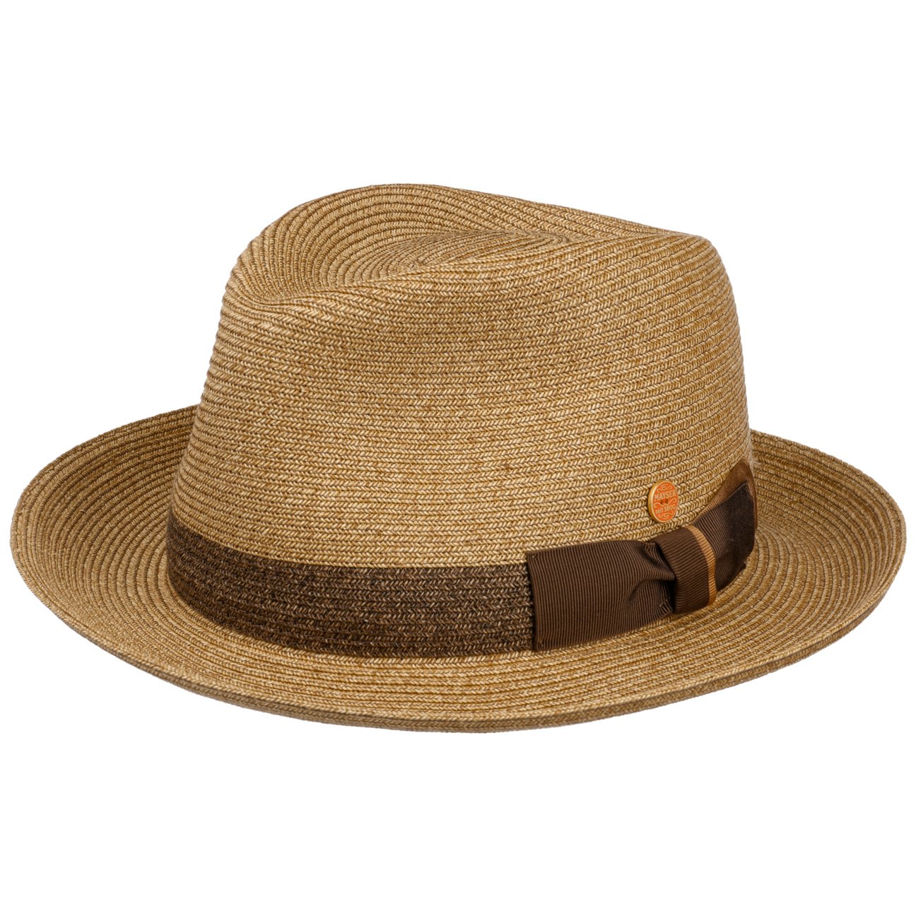 Samuel Livorno Fedora Strohhut natur-braun 7