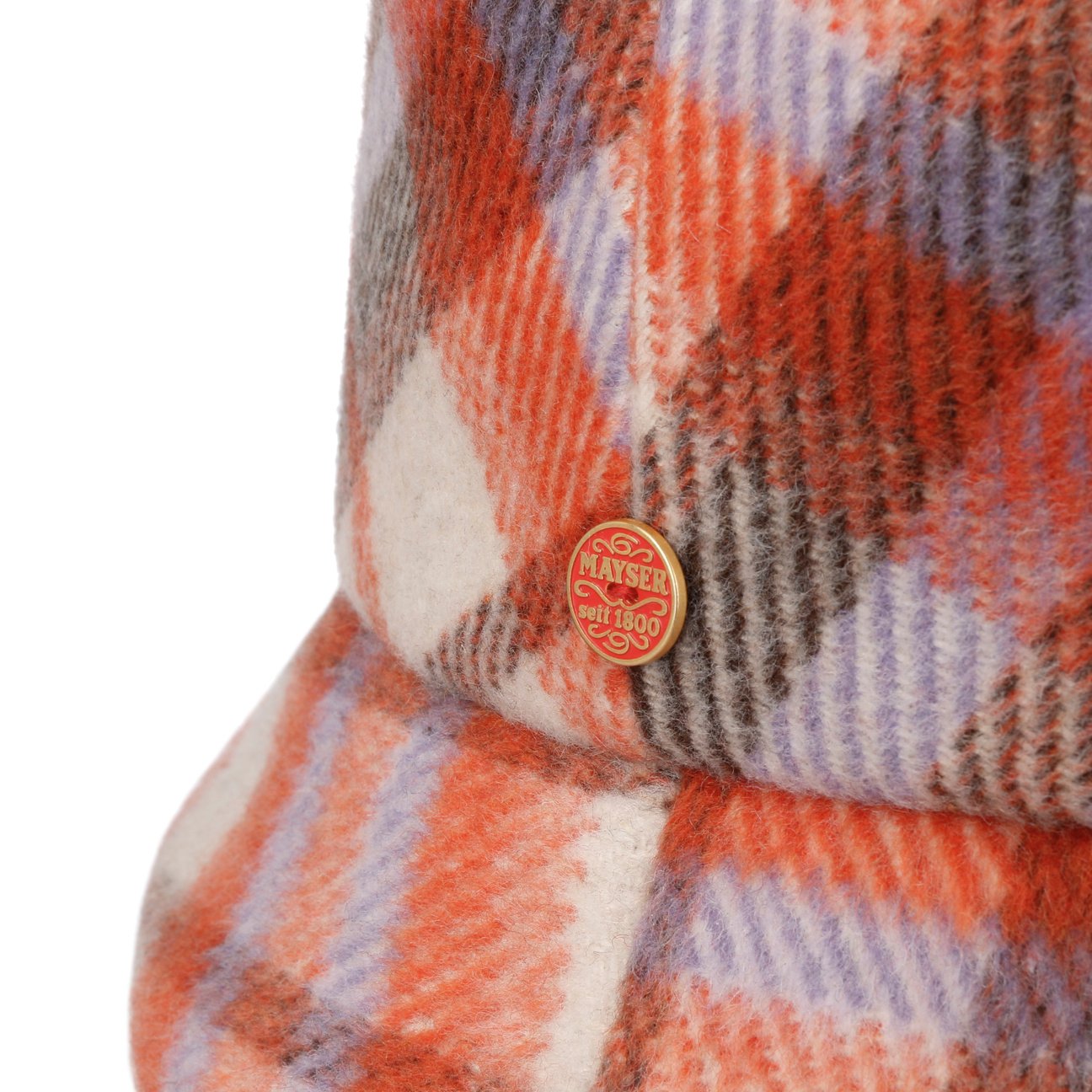 Doriet Check Bucket Reversible Hat koralle 29