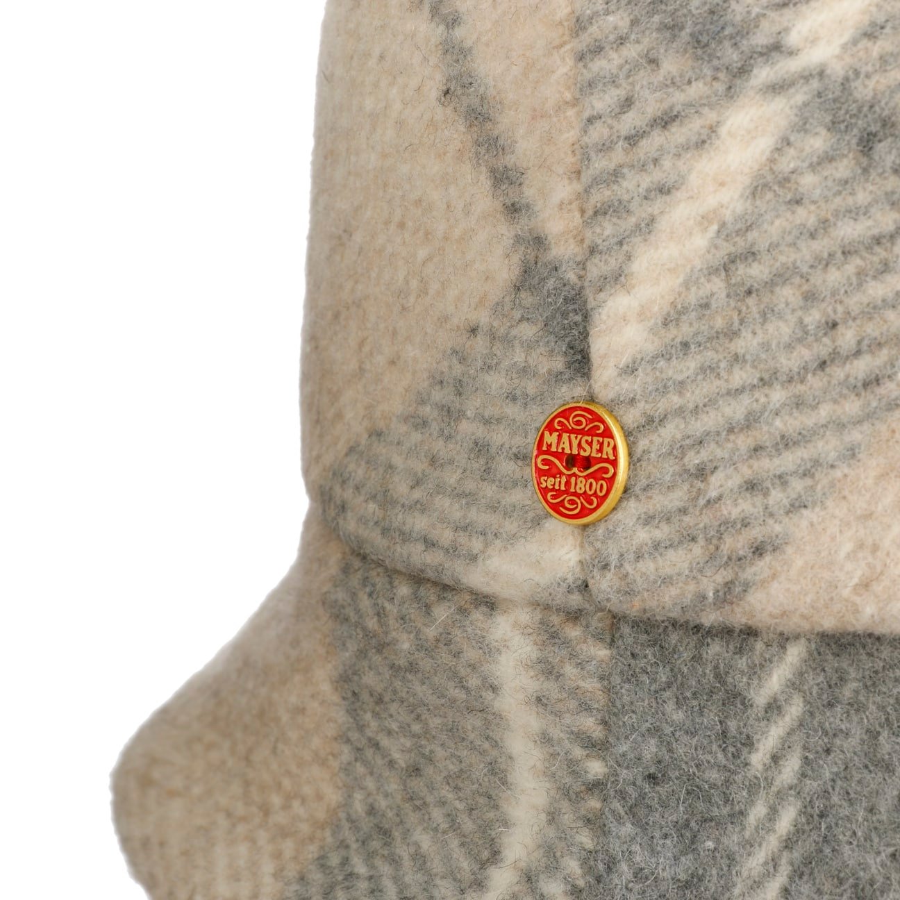 Doriet Check Bucket Reversible Hat hellbeige 21