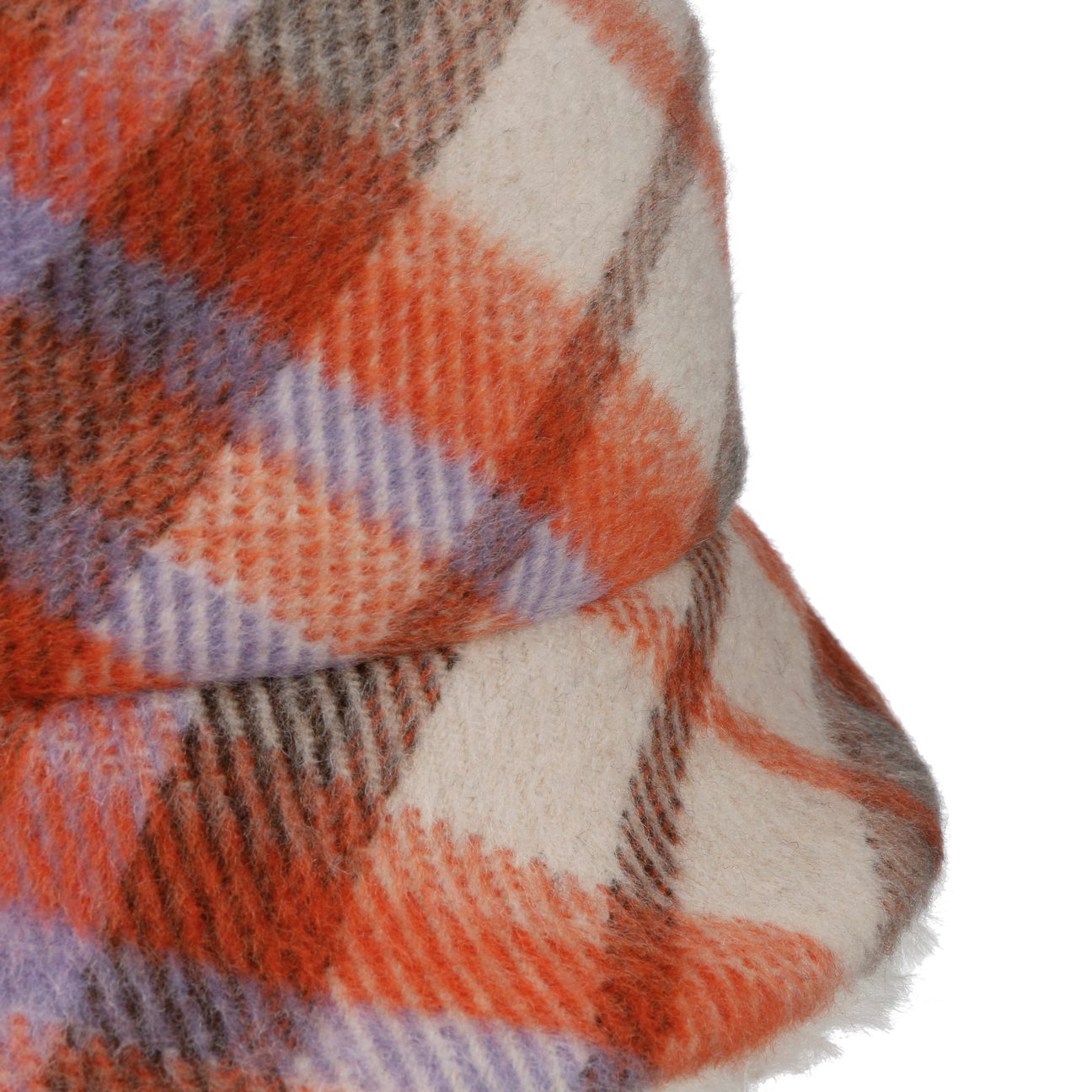 Doriet Check Bucket Reversible Hat koralle 30