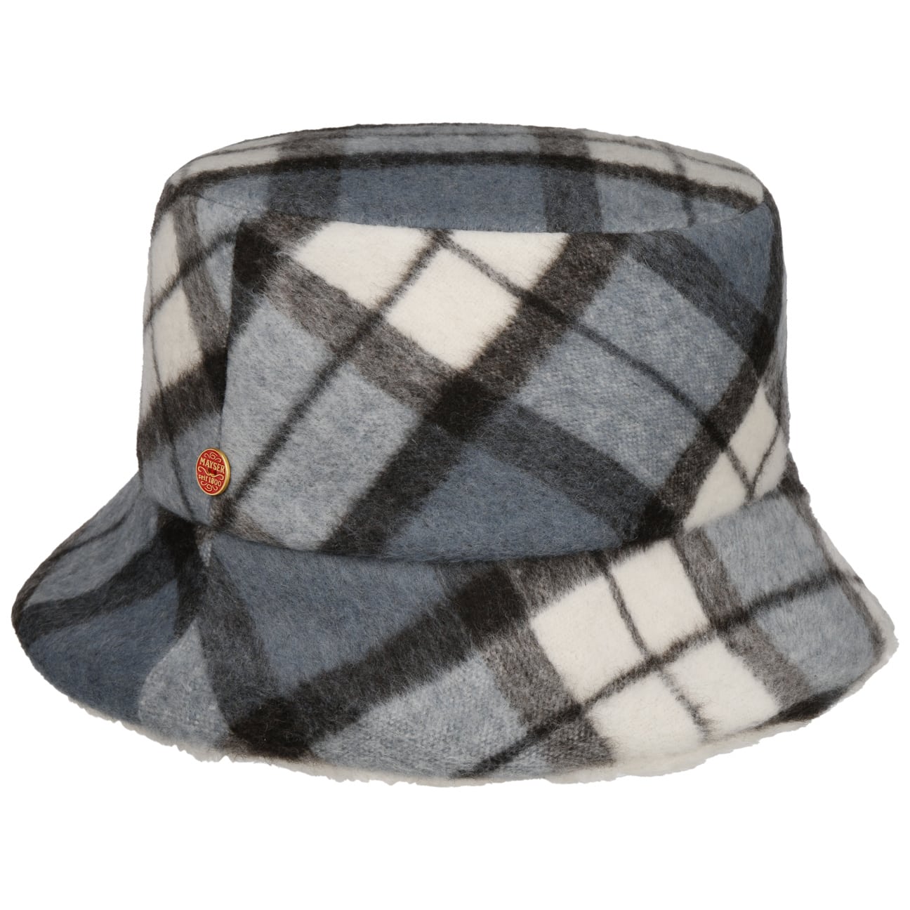 Doriet Check Bucket Reversible Hat blau 7