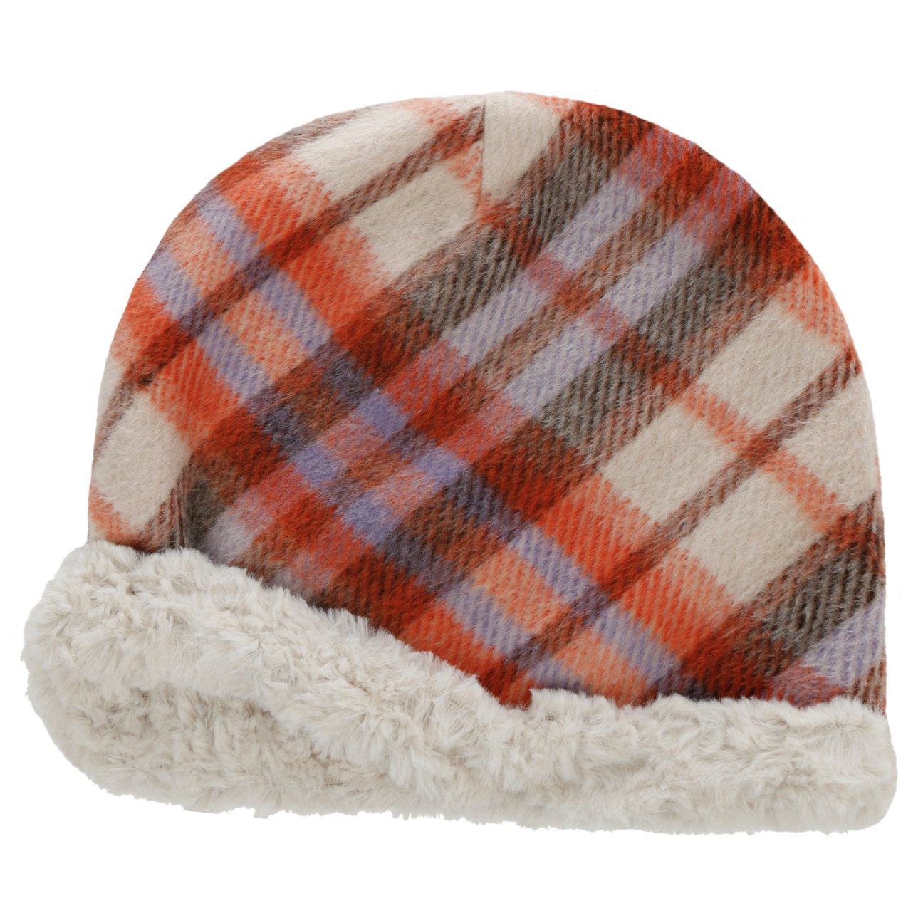 Chapeau réversible Kacey Check koralle 10