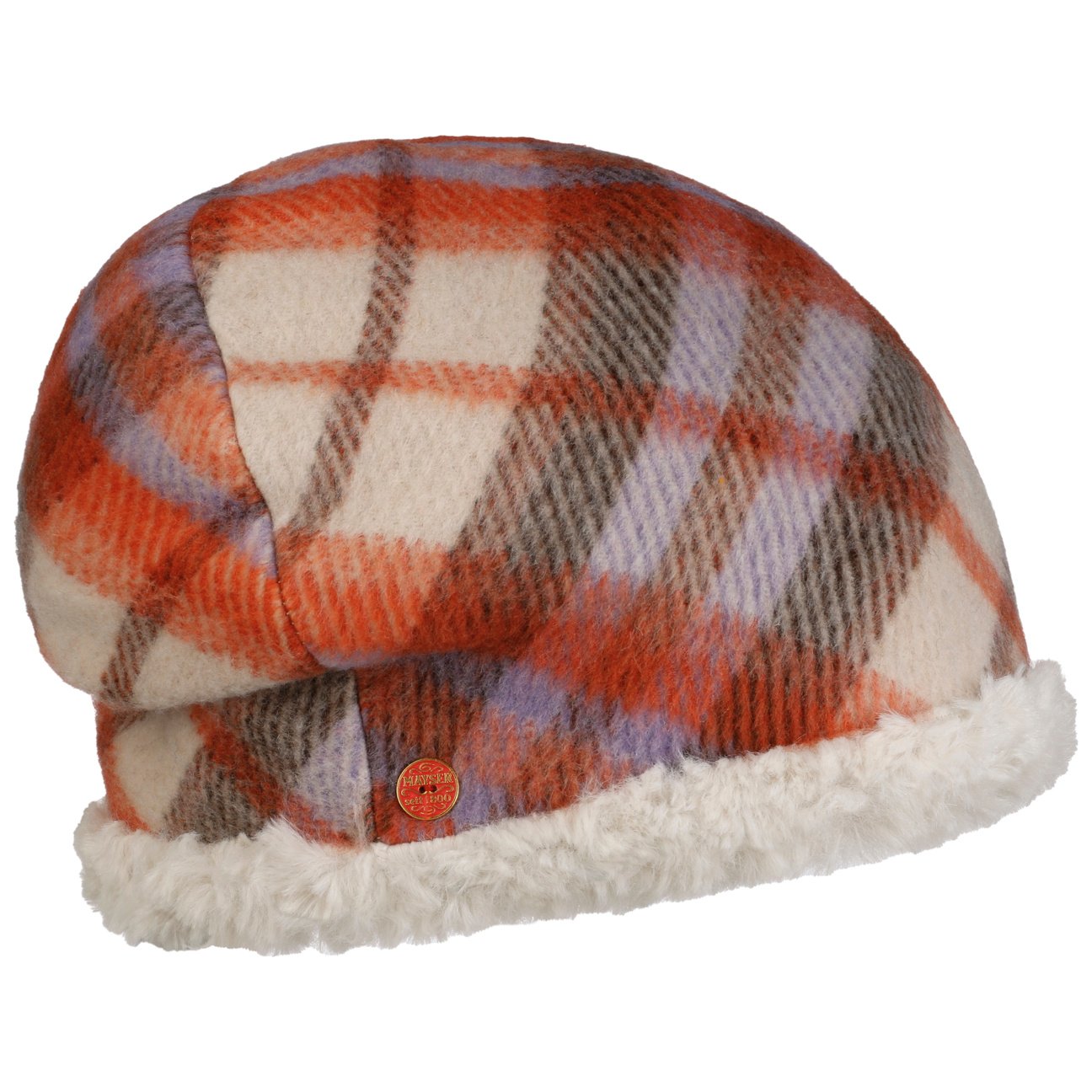 Chapeau réversible Kacey Check koralle 14