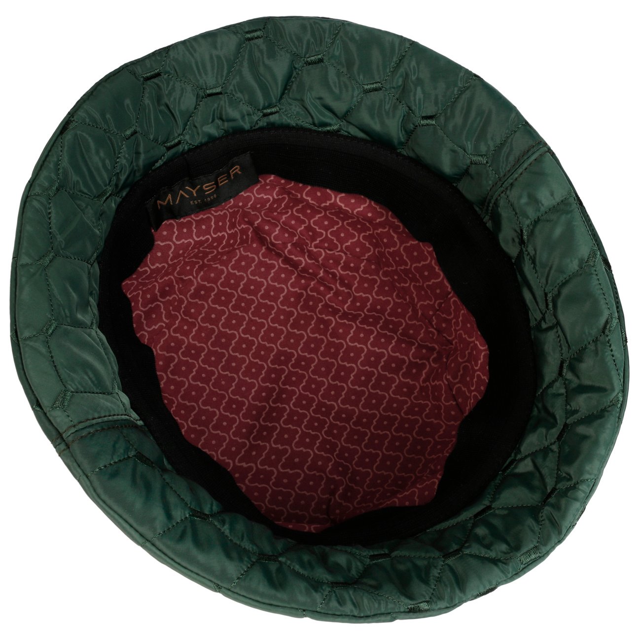 Doriet Bucket Stoffhut mit Steppmuster oliv 12