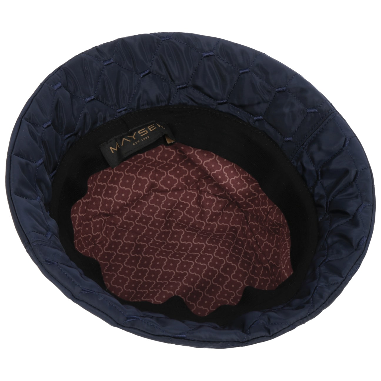 Doriet Bucket Stoffhut mit Steppmuster dunkelblau 8