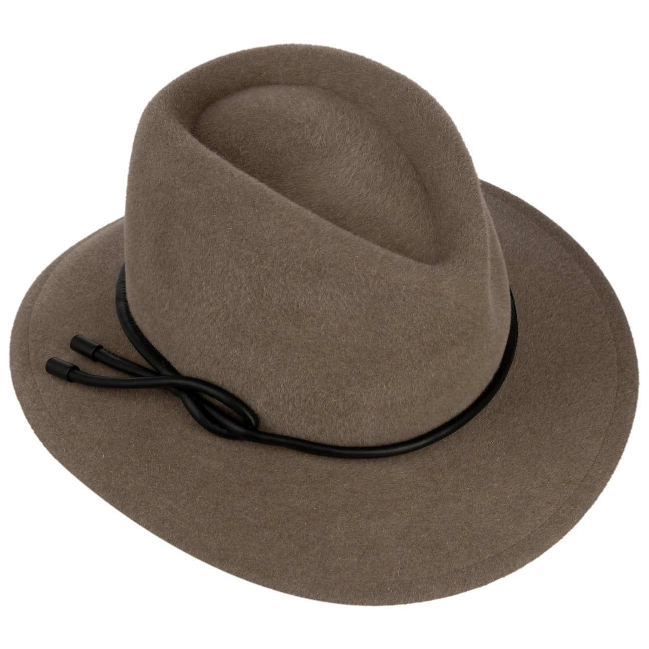Chapeau feutre poil pita beige 3