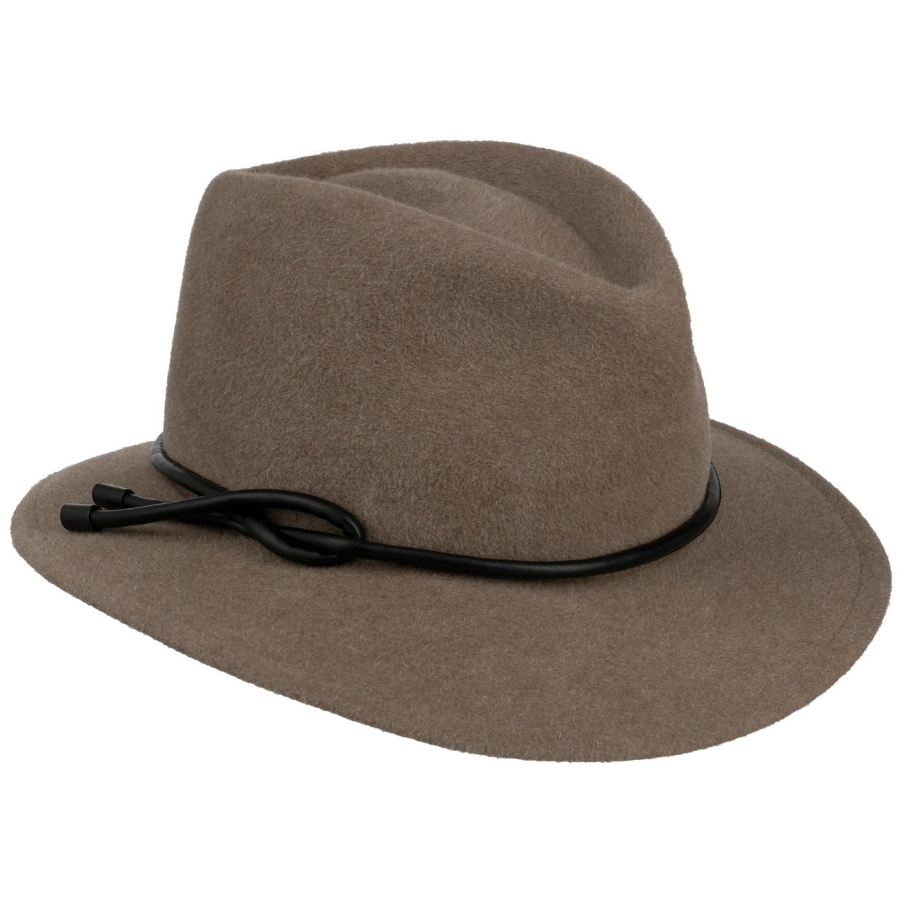 Chapeau feutre poil pita beige 2