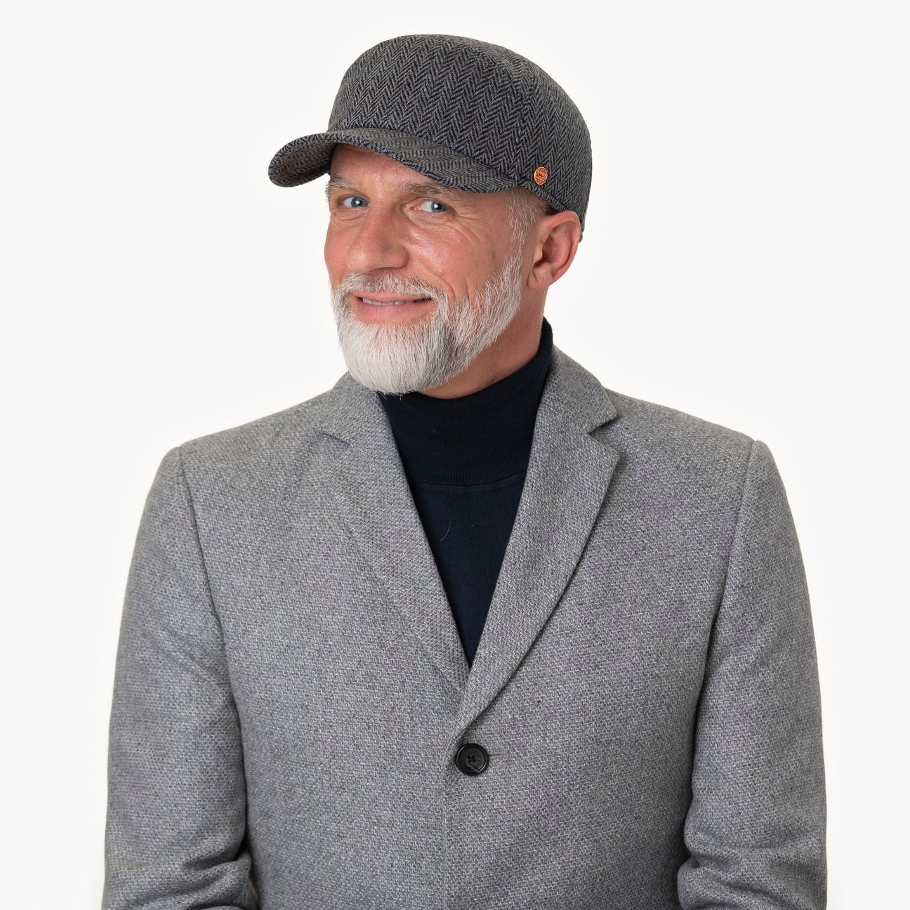 Fiskbensmössa med öronlappar Modell 2
