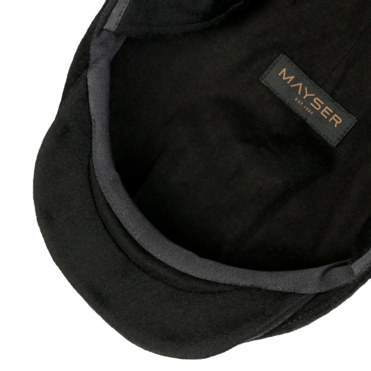 Sidney Plus Cashmere Flat Cap schwarz 5