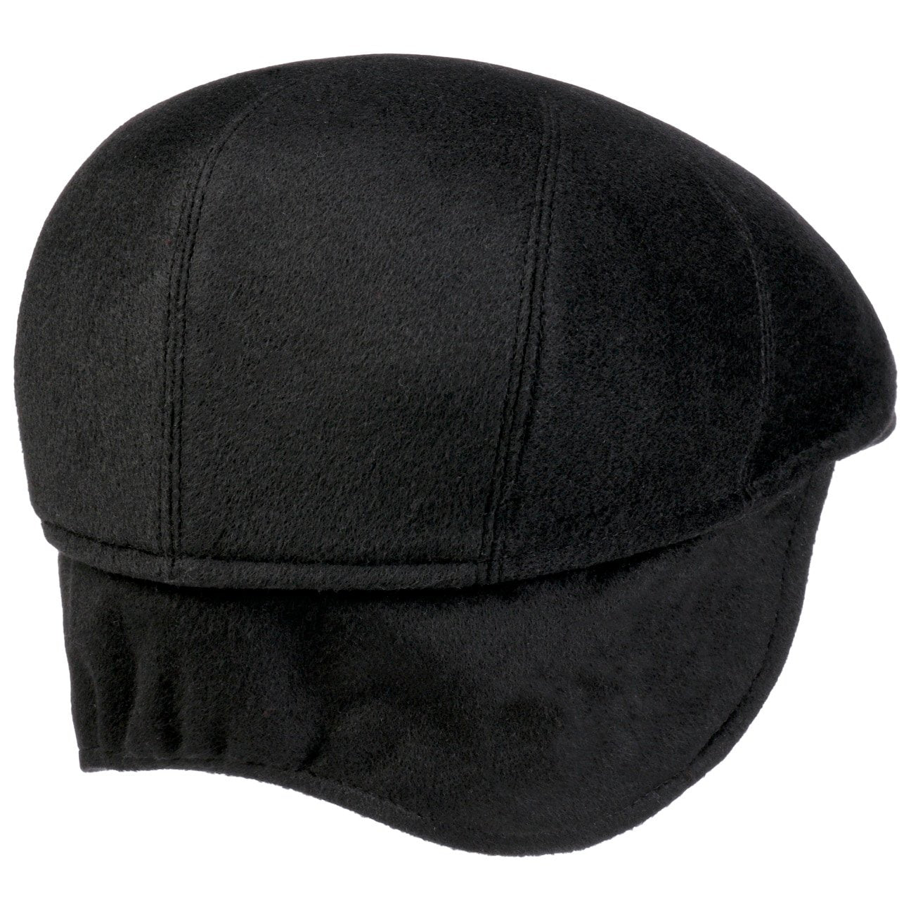 Sidney Plus Cashmere Flat Cap schwarz 6