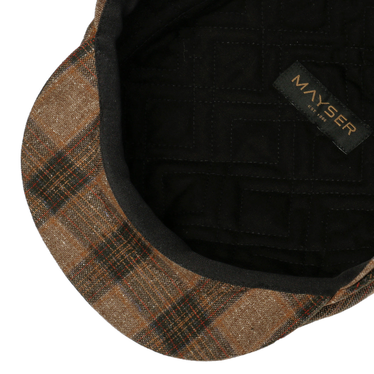 Frankie Silk Check Pet braun 4