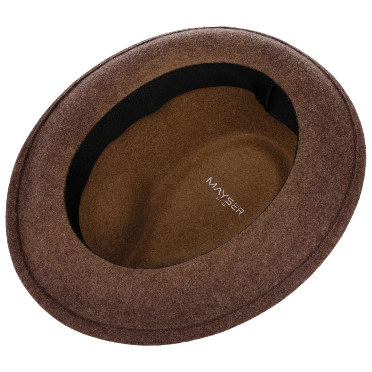 Manuel Trilby Wollen Hoed braun 10