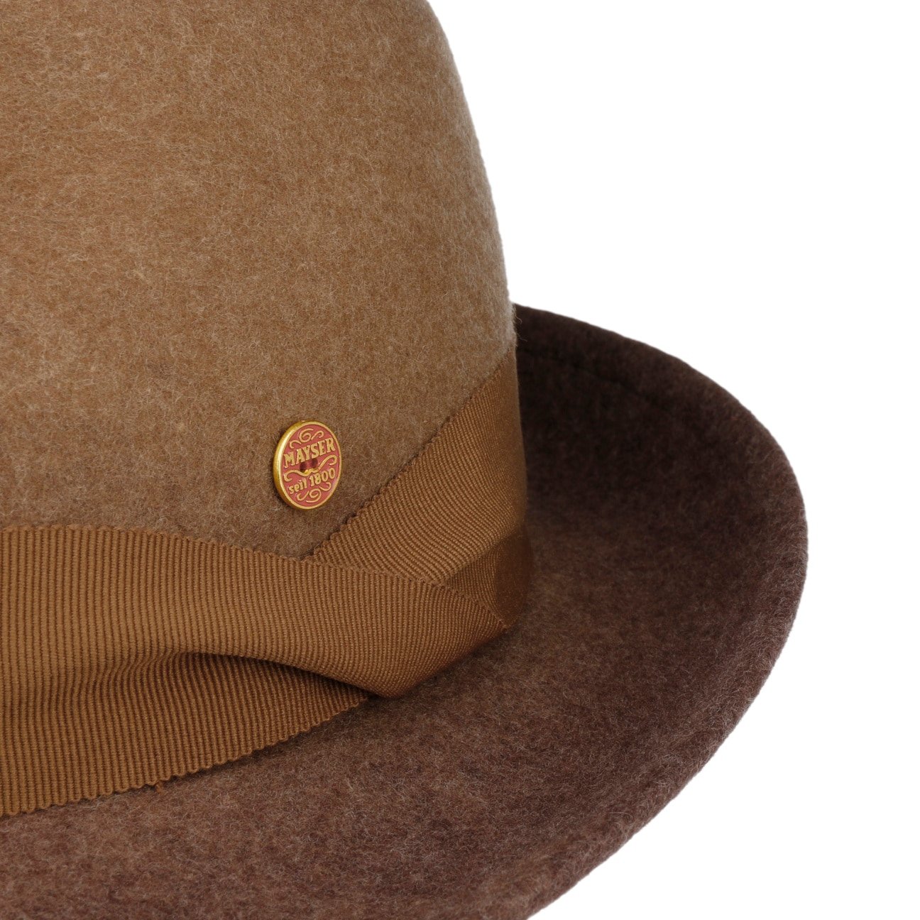 Manuel Trilby Wollen Hoed braun 11