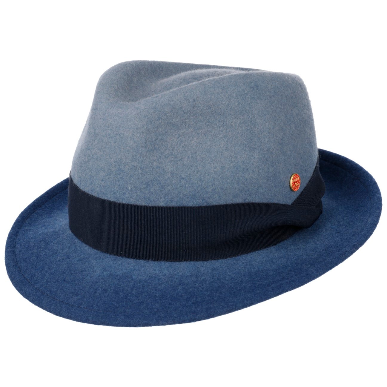 Manuel Trilby Wollen Hoed blau 3