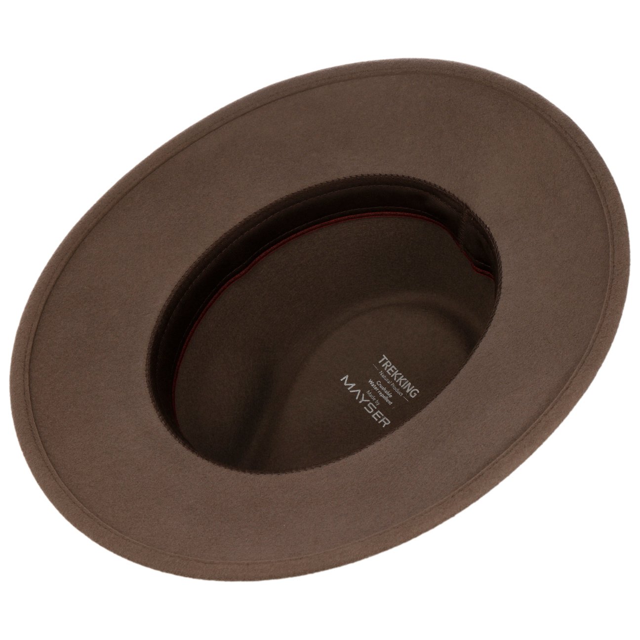 Monaco Wollen Hoed taupe 10