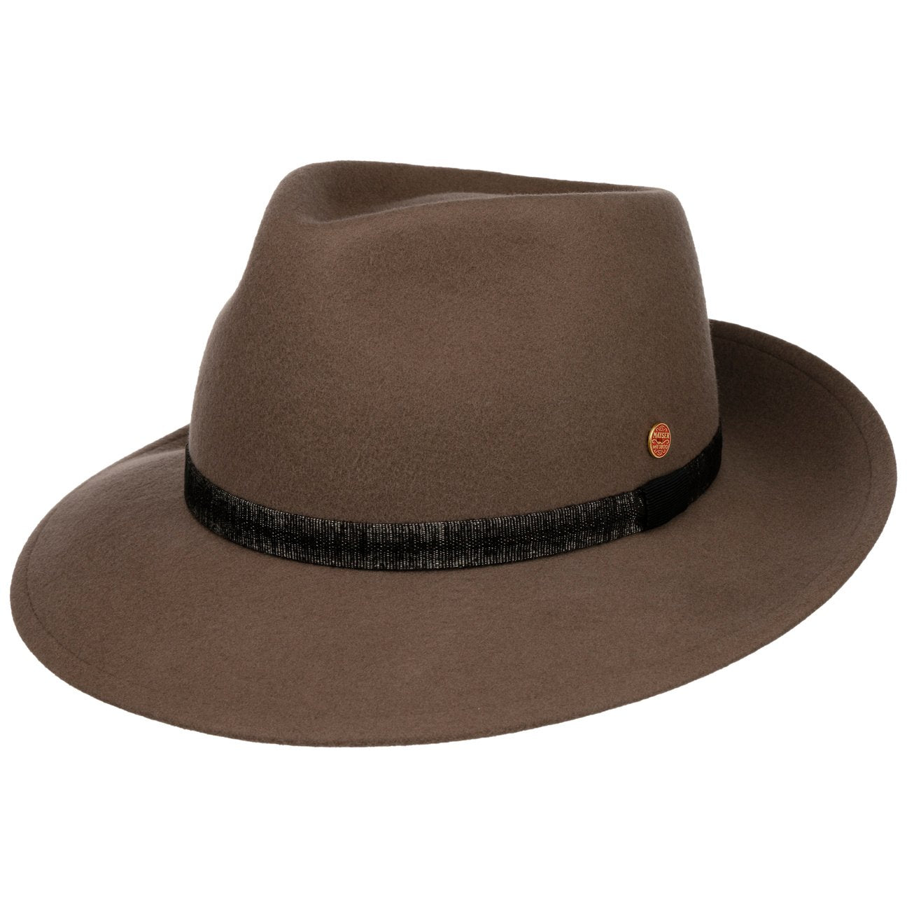 Monaco Wollen Hoed taupe 8