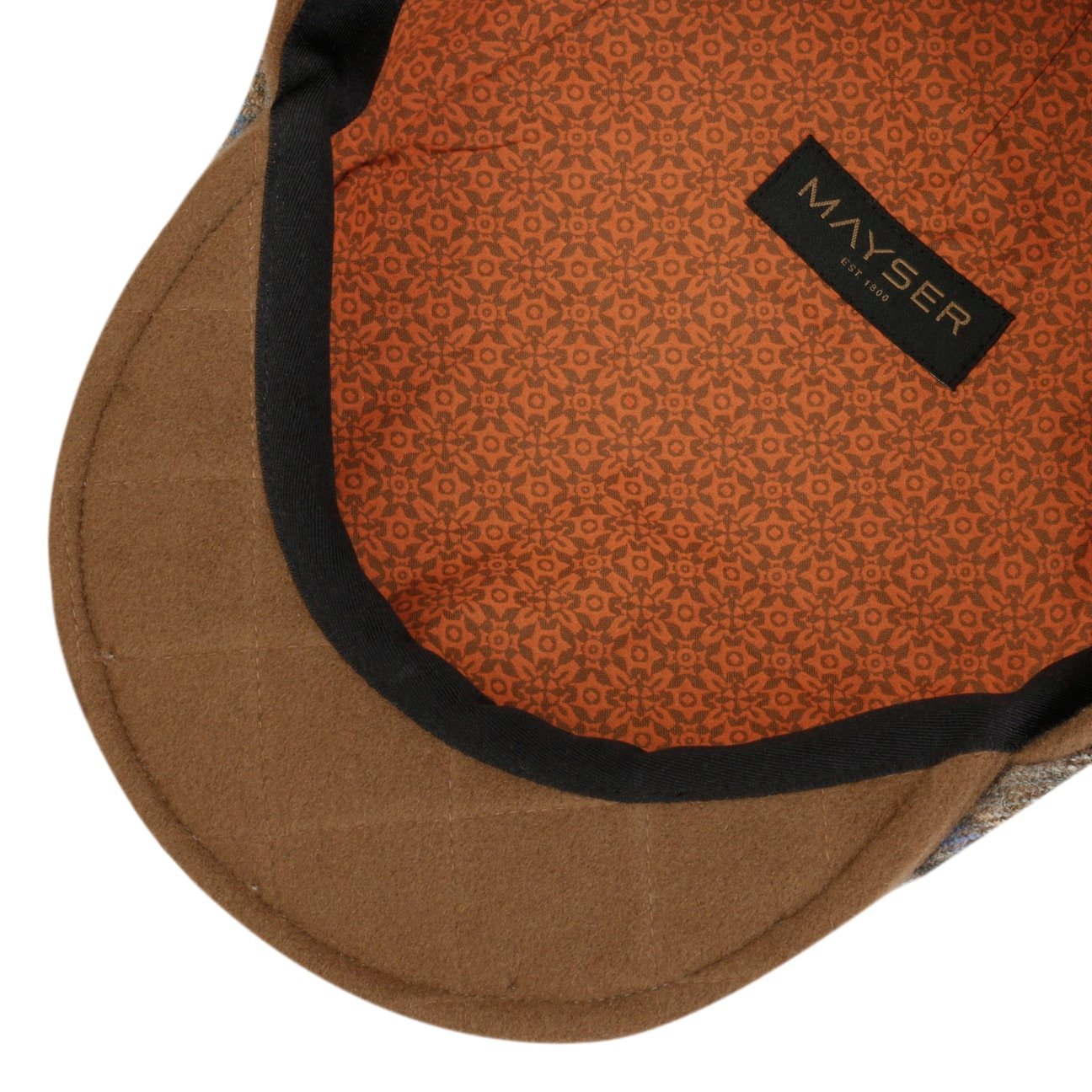 Casquette plate décontractée douce Frankie braun 4