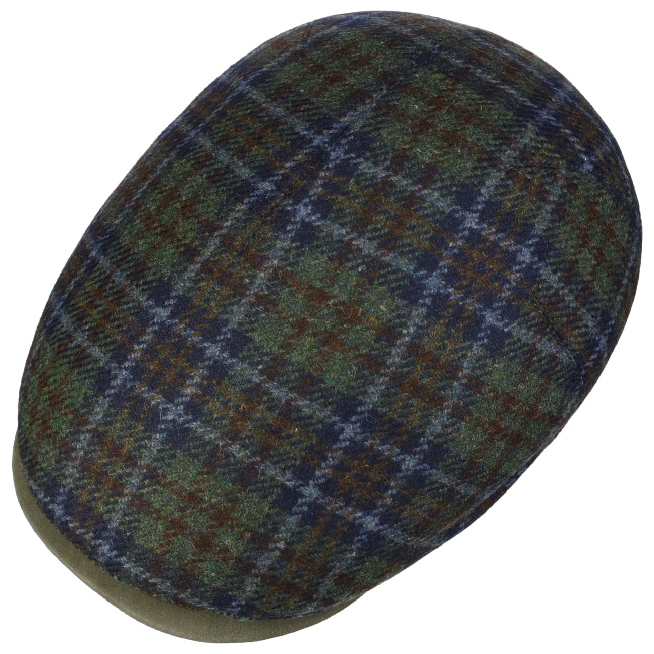 Marzio New Check Flat Cap Zechbauer oliv 7