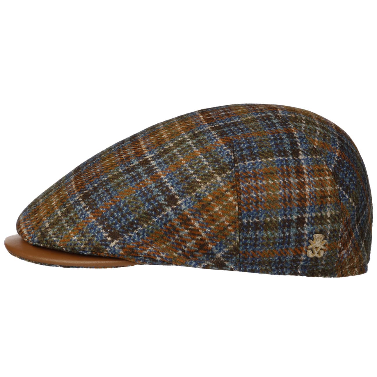 Marzio New Check Flat Cap Zechbauer braun 2