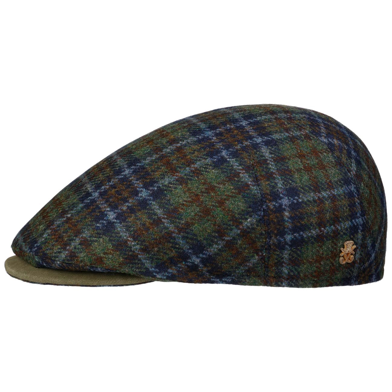 Marzio New Check Flat Cap Zechbauer oliv 6