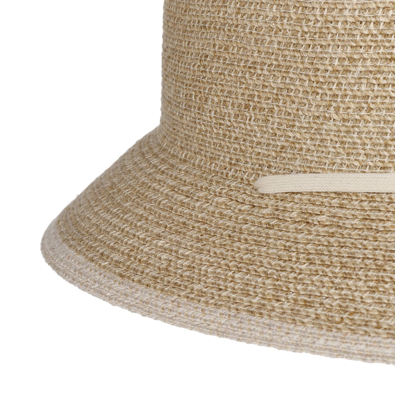Twotone Block Stoffen Hoed met UV-Bescherming natur-beige 6