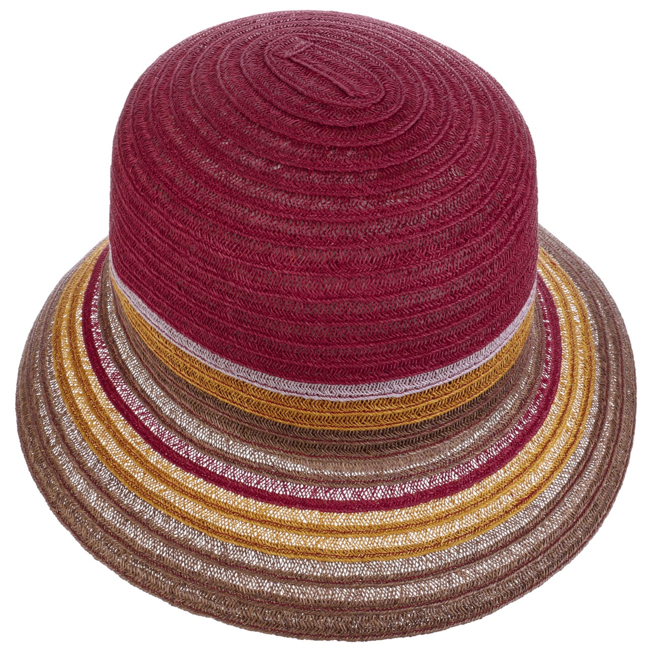 Chapeau en chanvre Noela Quattrocolor bordeaux 3