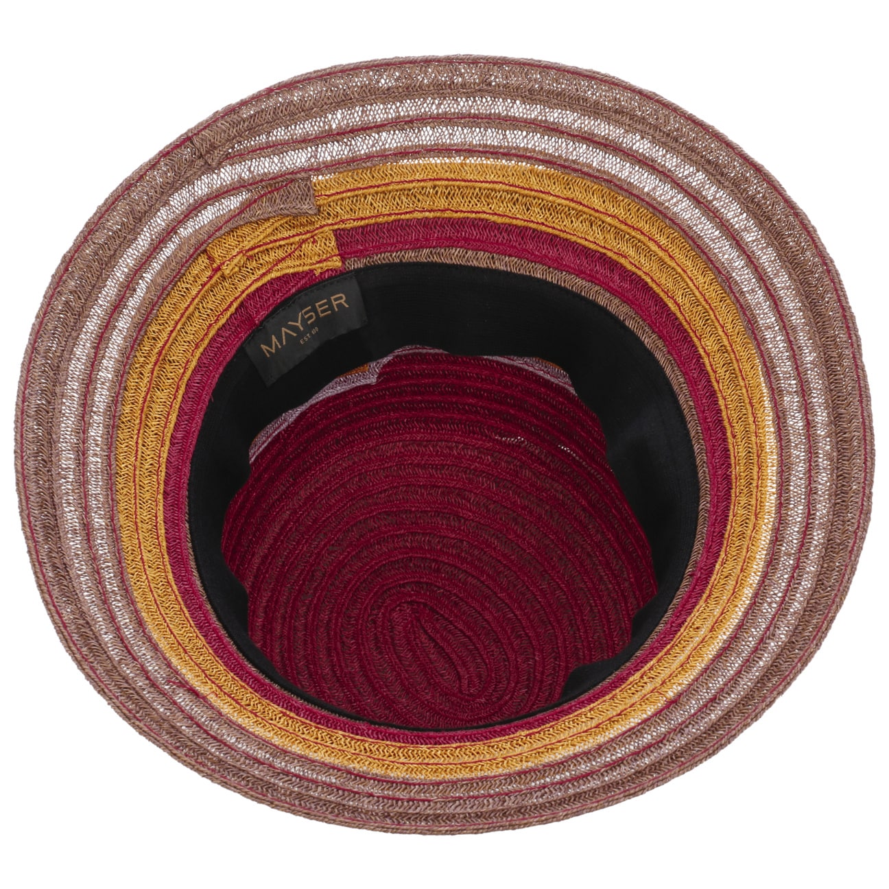 Chapeau en chanvre Noela Quattrocolor bordeaux 4