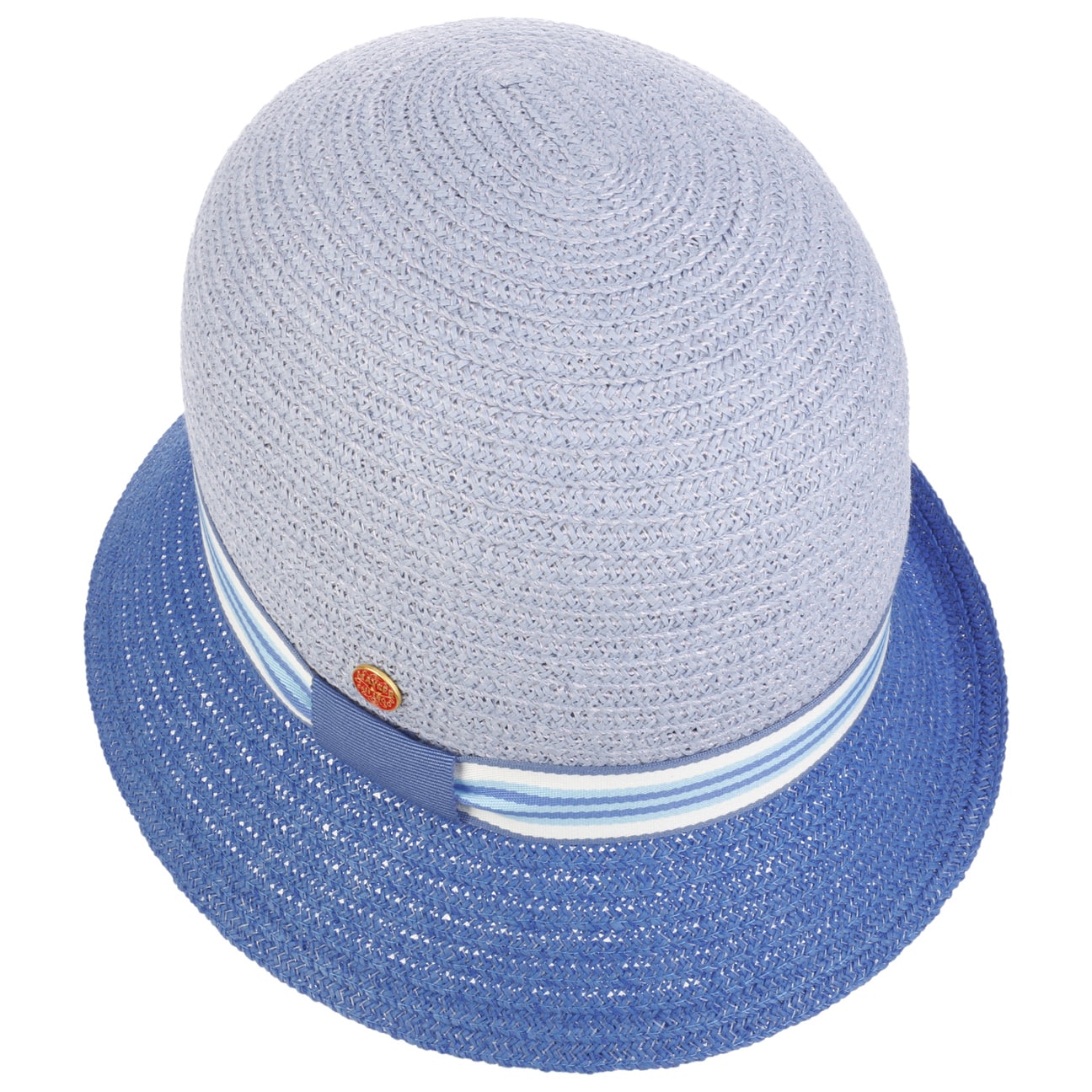 Nanni Twotone Strohhut blau 7