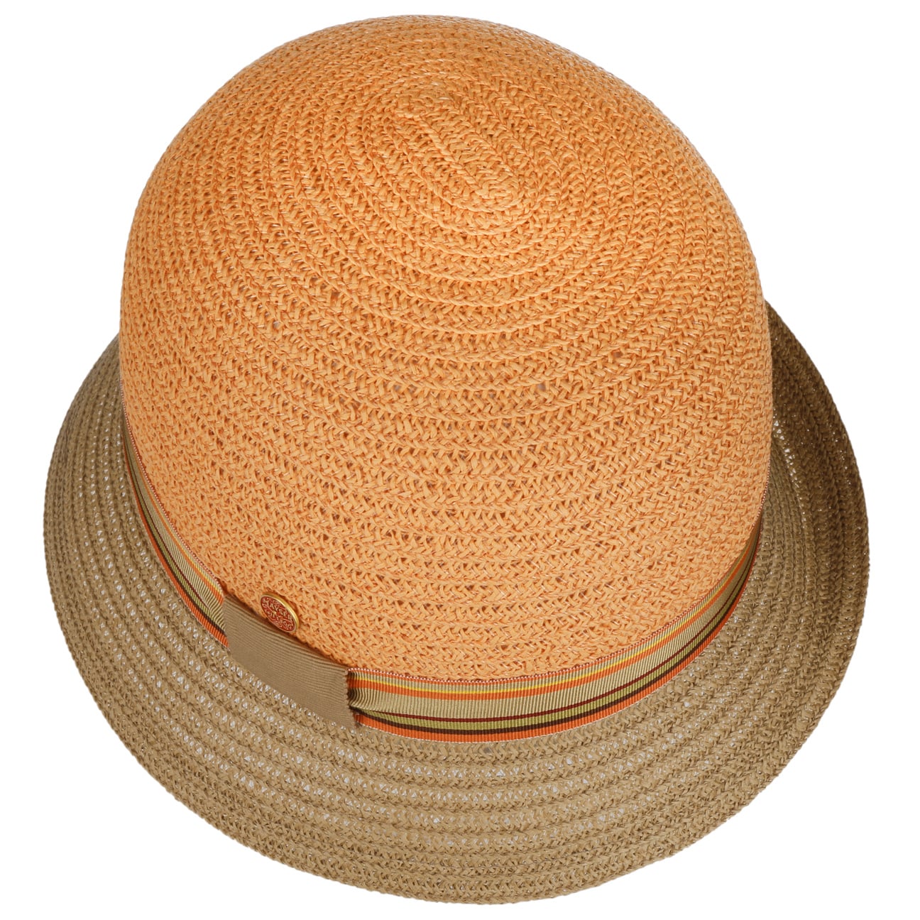 Nanni Twotone Strohhut orange 11