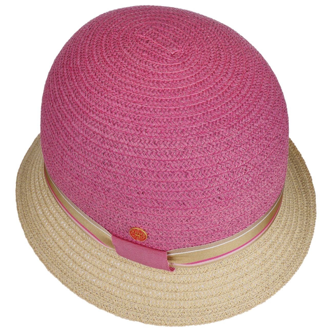 Nanni Twotone Strohhut pink 15