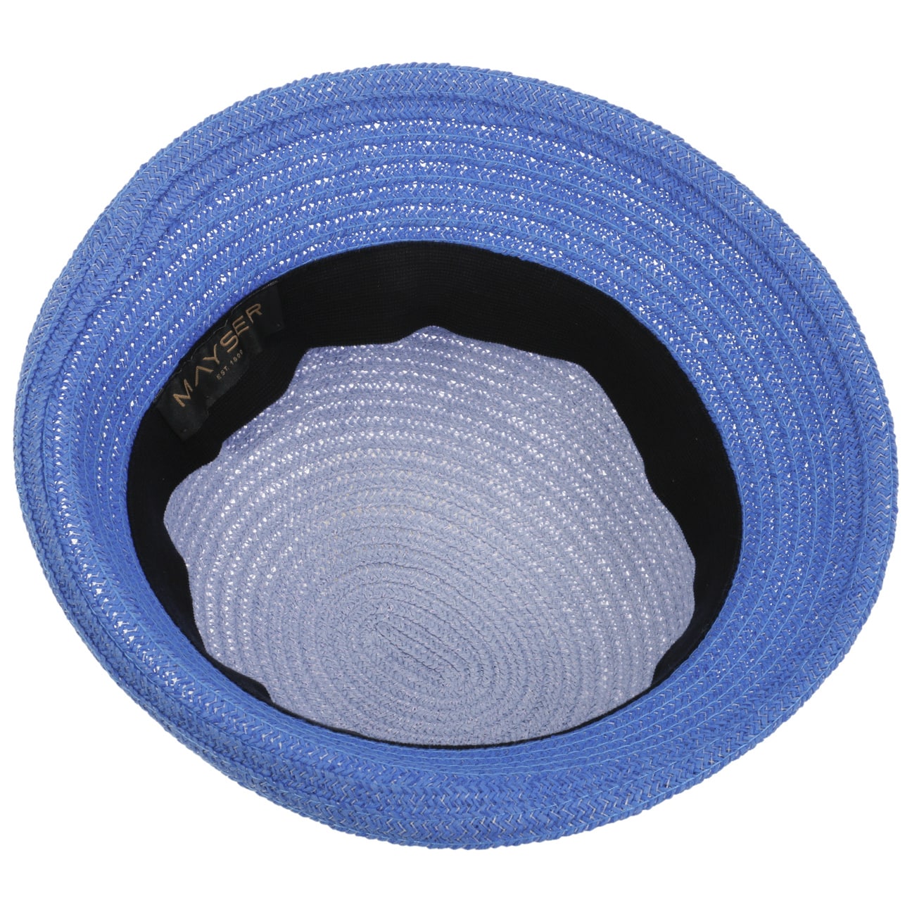 Nanni Twotone Strohhut blau 8