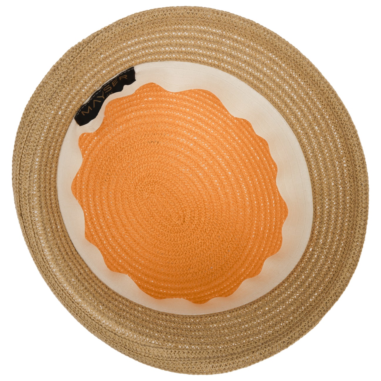 Nanni Twotone Strohhut orange 12