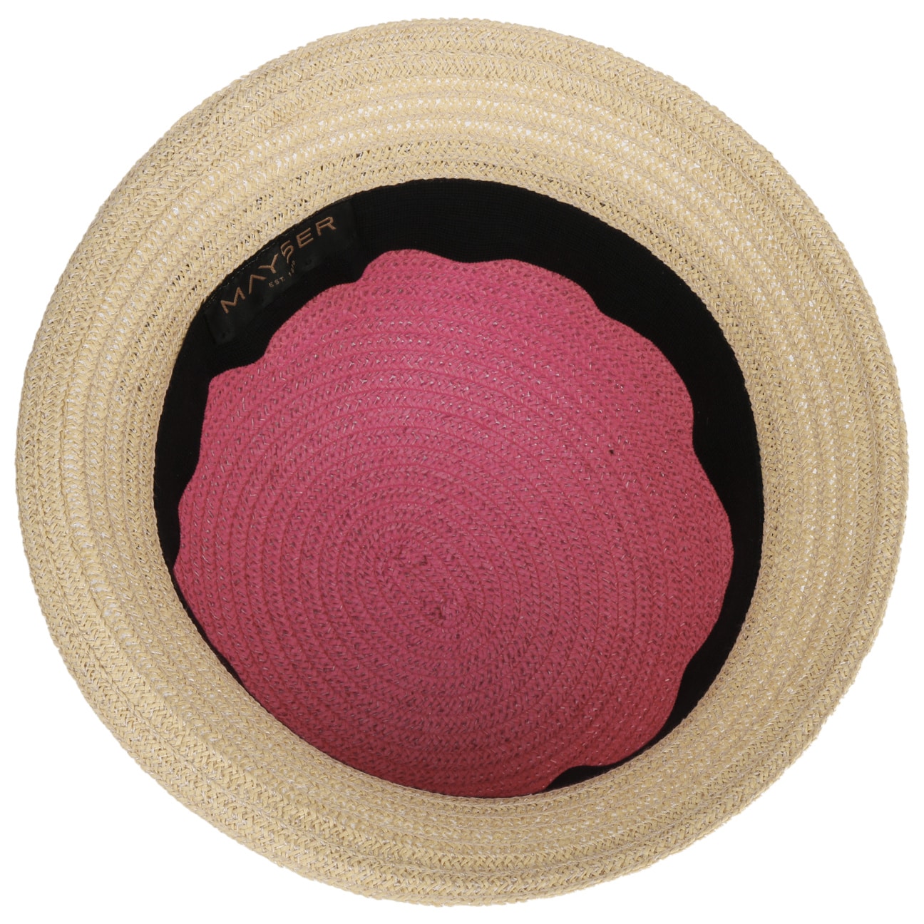 Nanni Twotone Strohhut pink 16