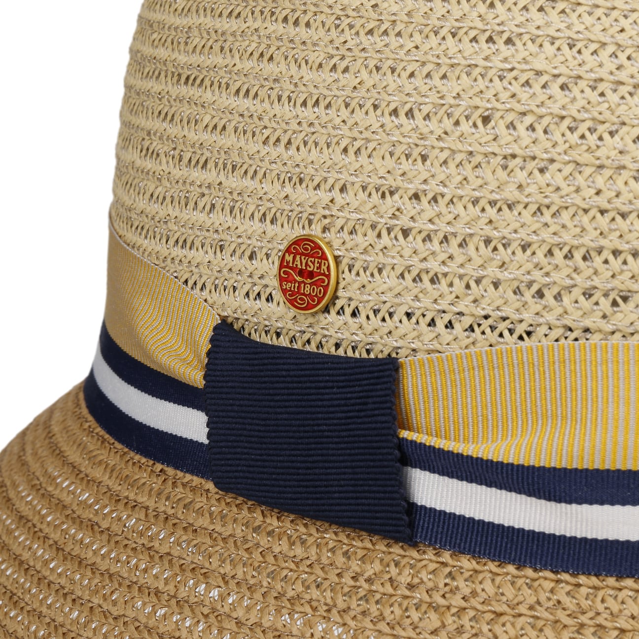 Nanni Twotone Strohhut beige 5