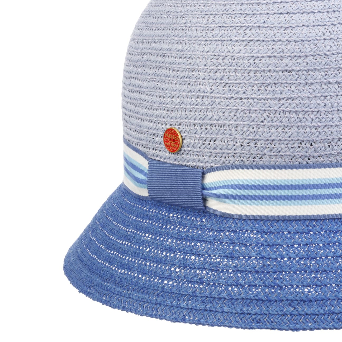 Nanni Twotone Strohhut blau 9