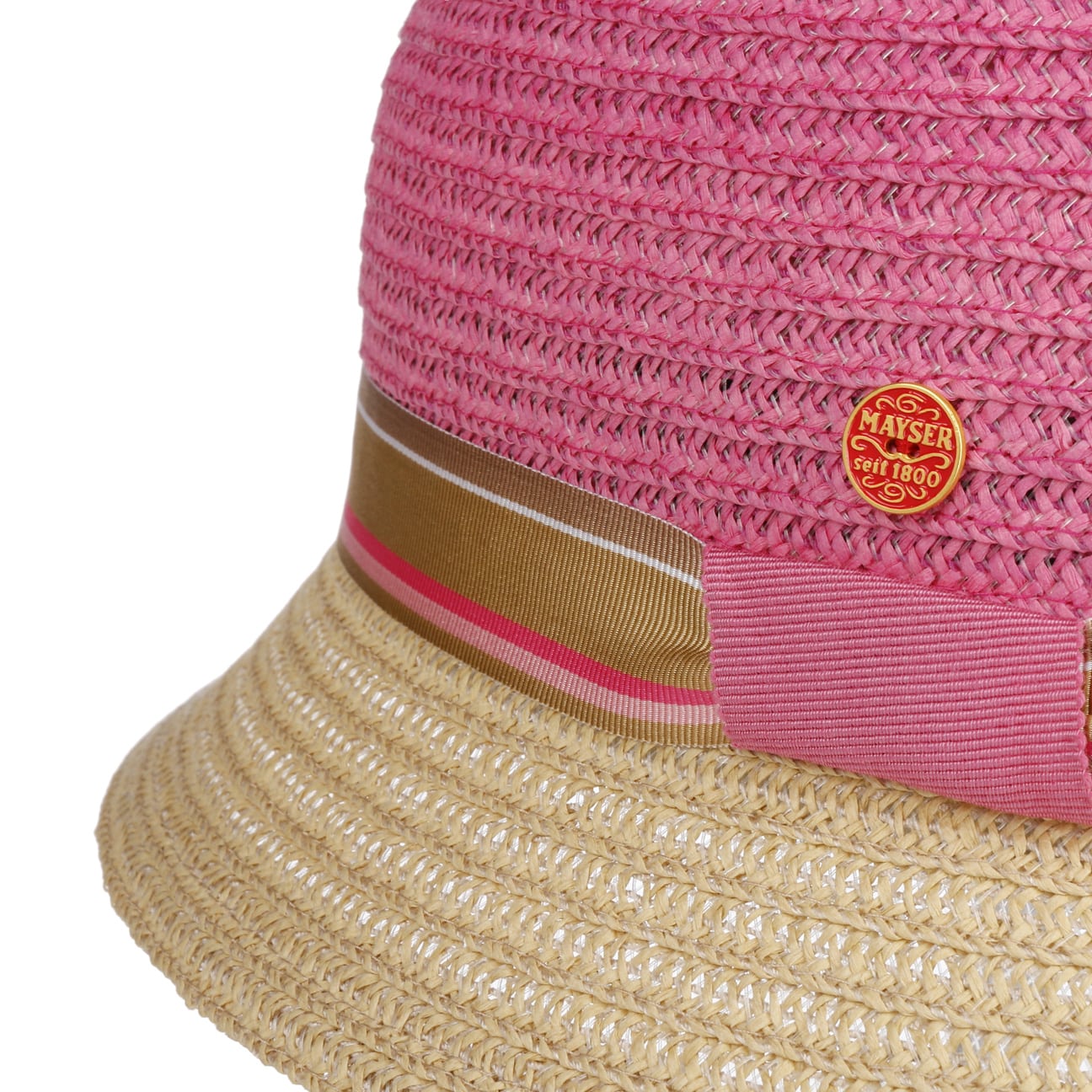 Nanni Twotone Strohhut pink 17