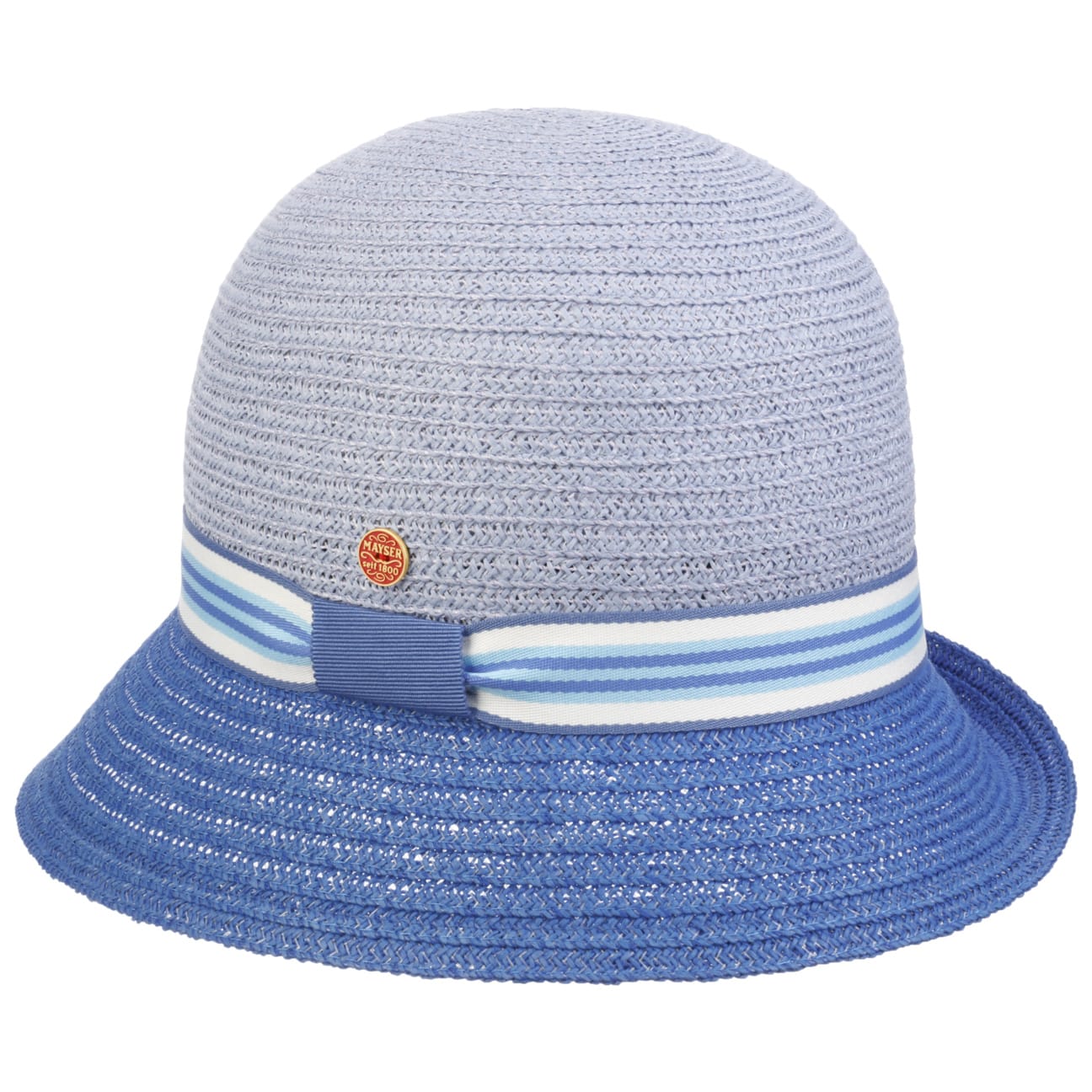 Nanni Twotone Strohhut blau 6