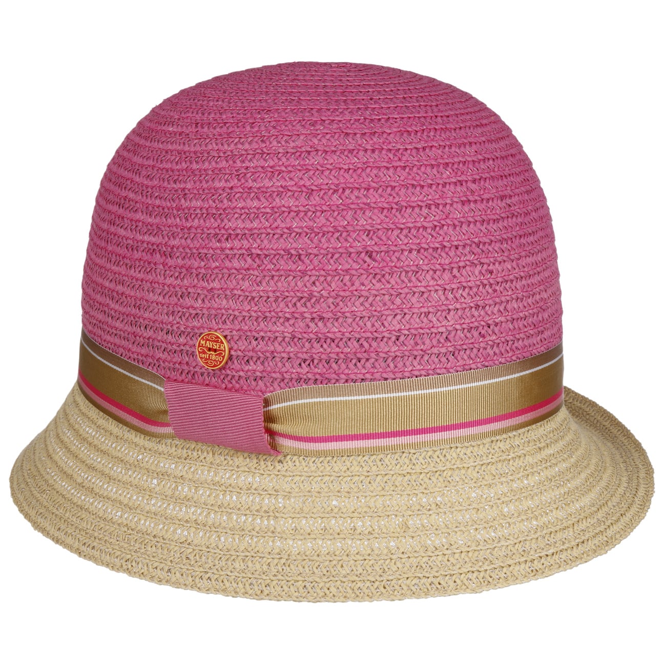 Nanni Twotone Strohhut pink 14