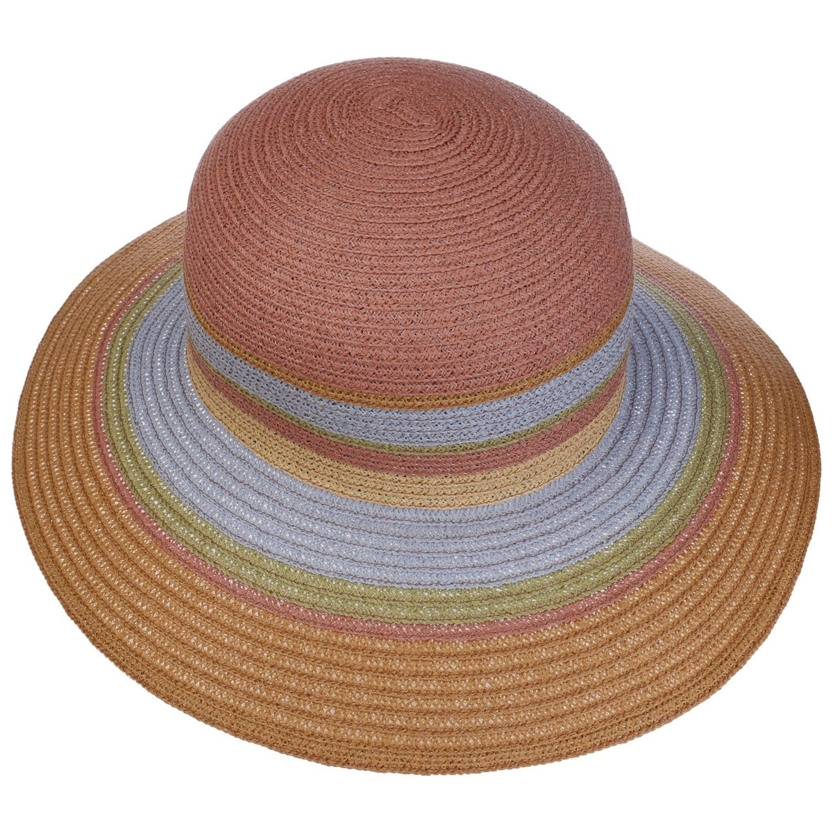 Janel Multicolour Floppy-Hatt bunt 3