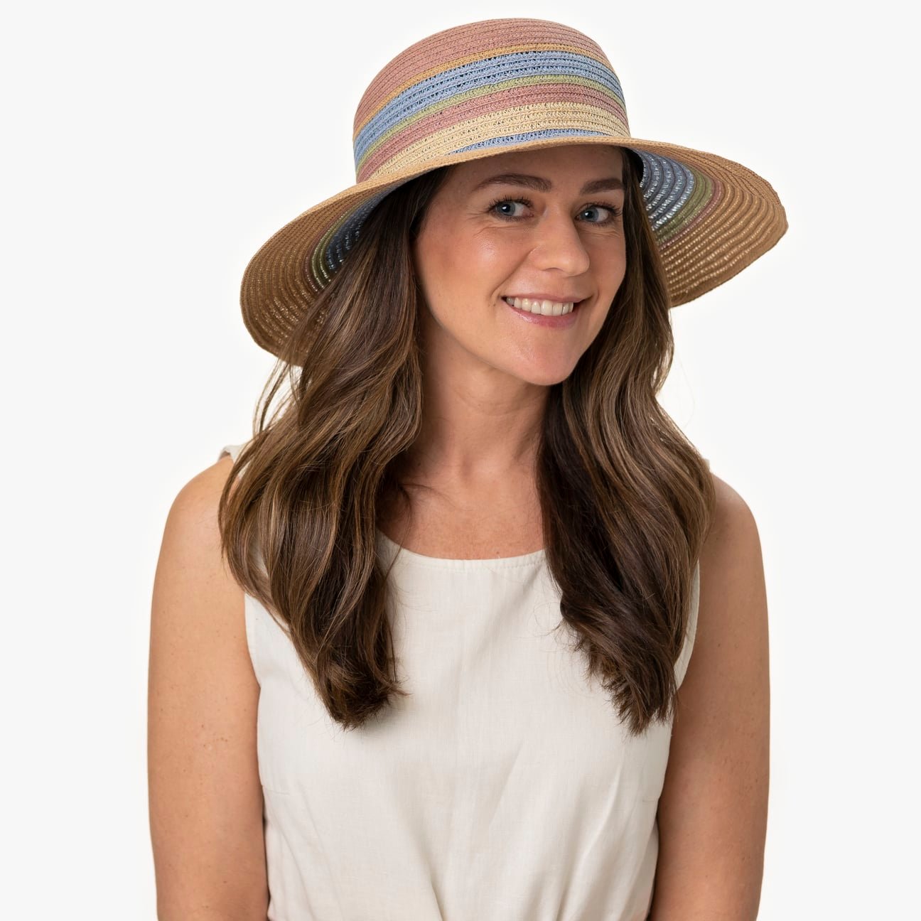 Janel Multicolour Floppy-Hatt Modell 1