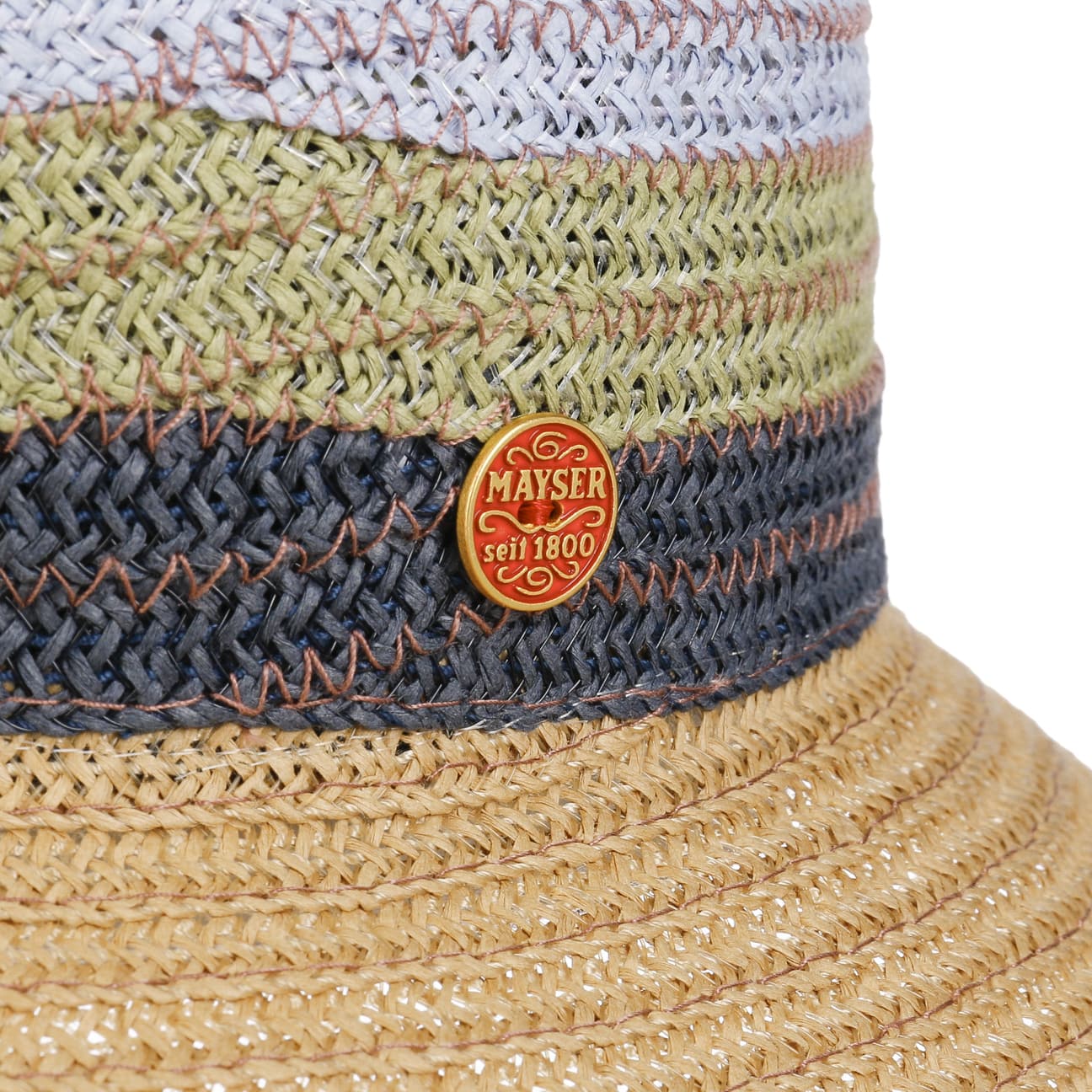 Susanne Multicolour Strohhut natur 9