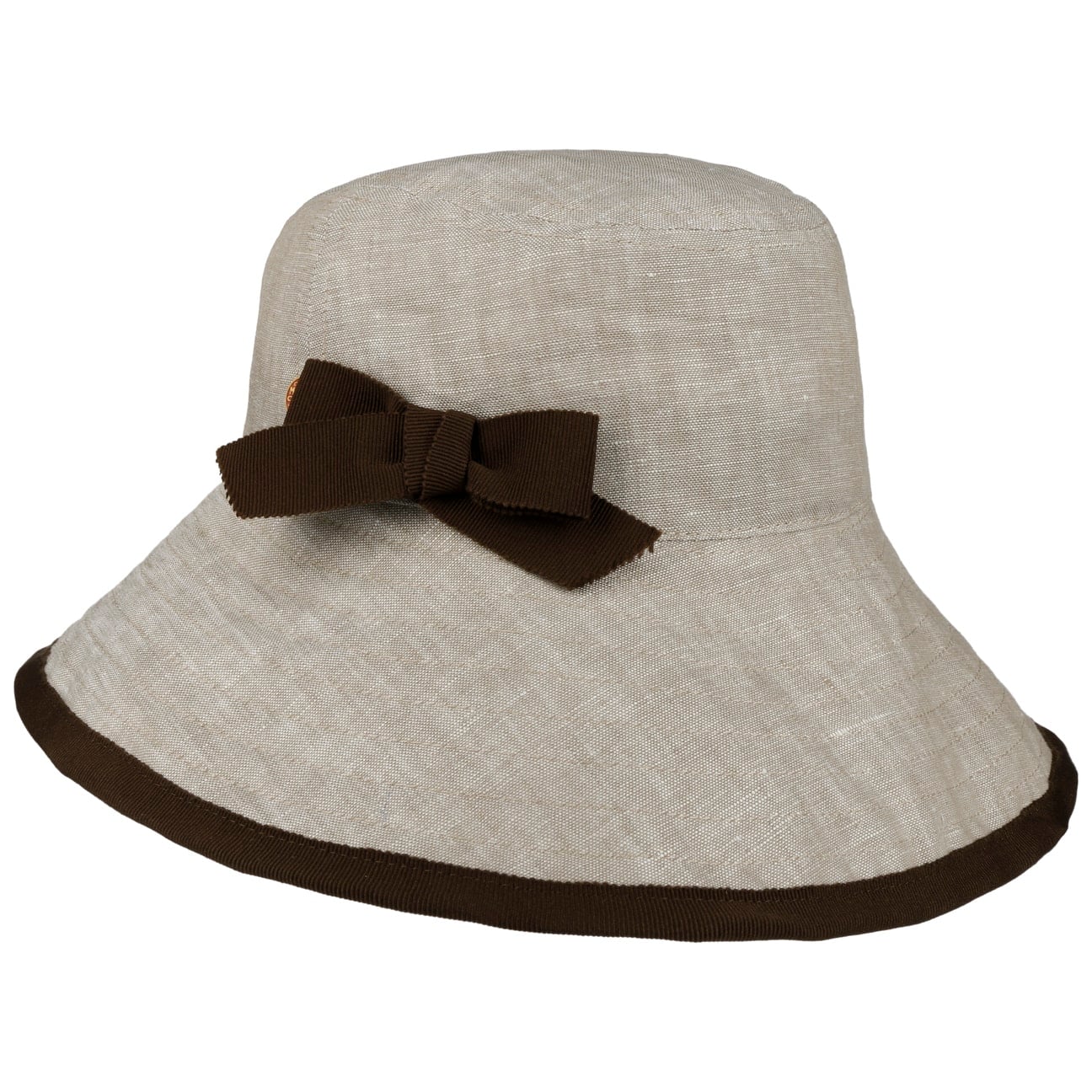 Enna Melange Damehatt hellbeige 2