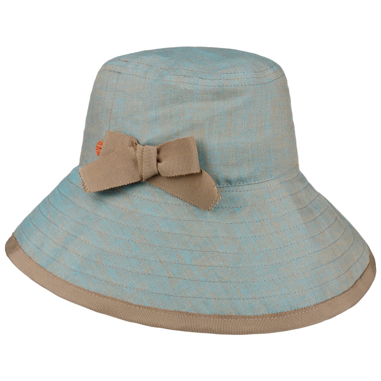 Enna Melange Damehatt hellblau 7