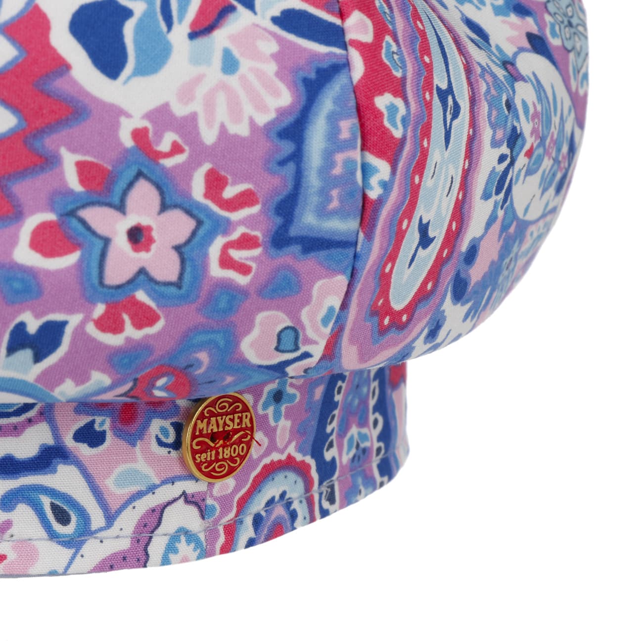 Casquette Gavroche Camilla Paisley blau 5