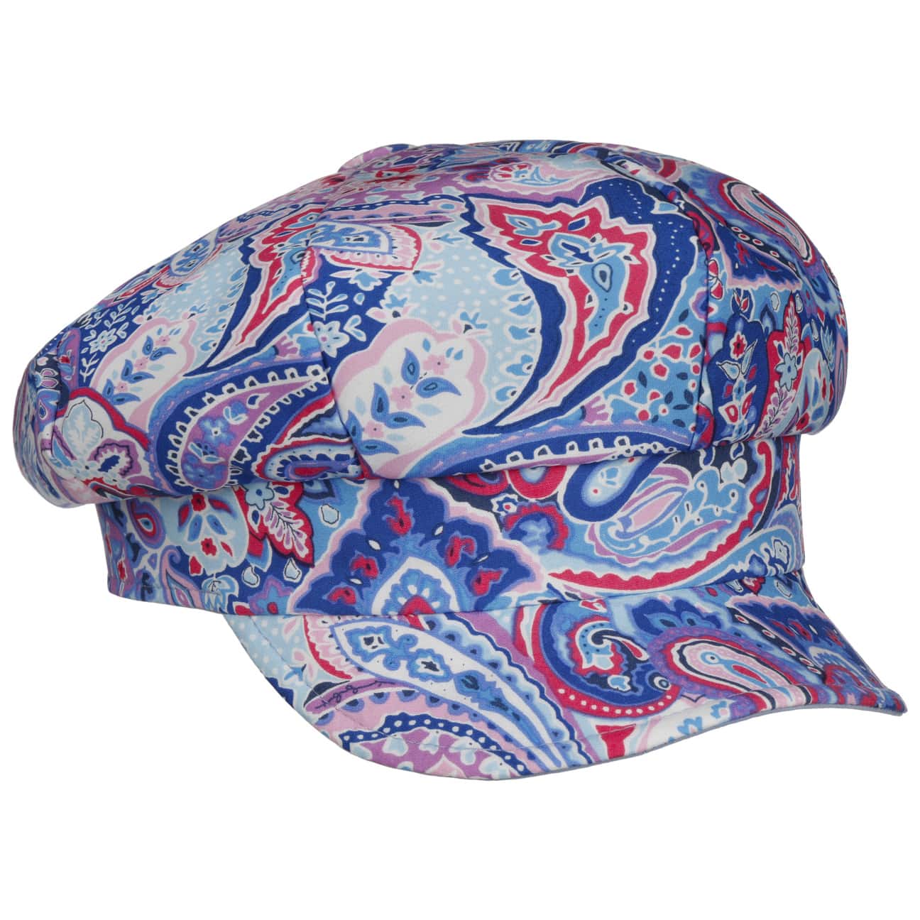 Casquette Gavroche Camilla Paisley blau 7
