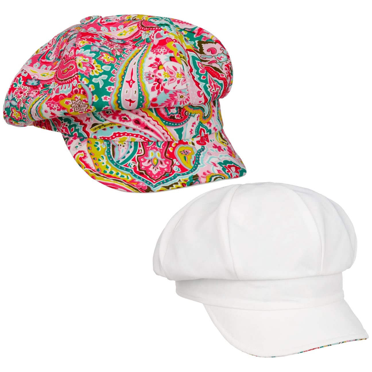 Casquette Gavroche Camilla Paisley pink 10