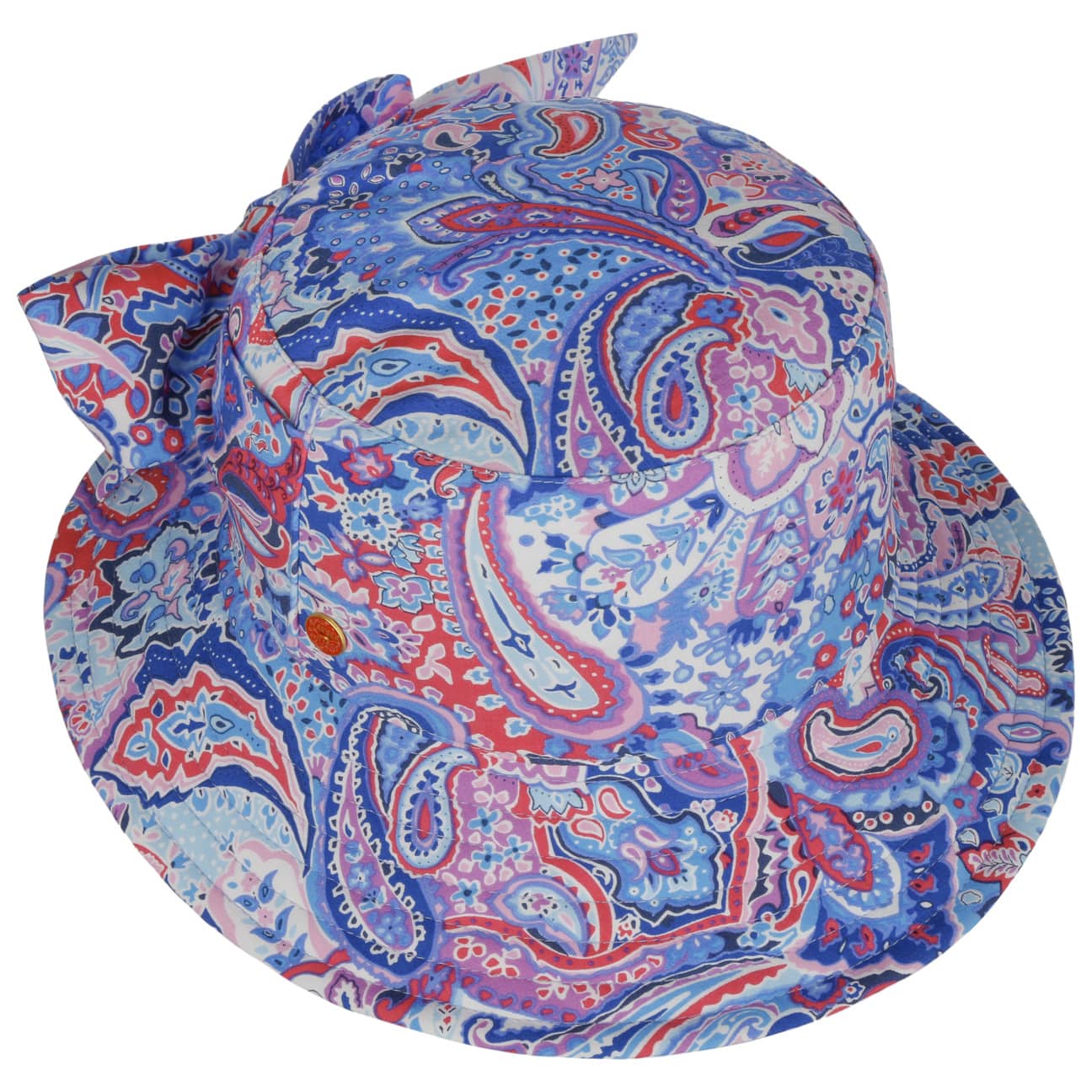 New Malu Paisley Vendbar Hatt blau 2