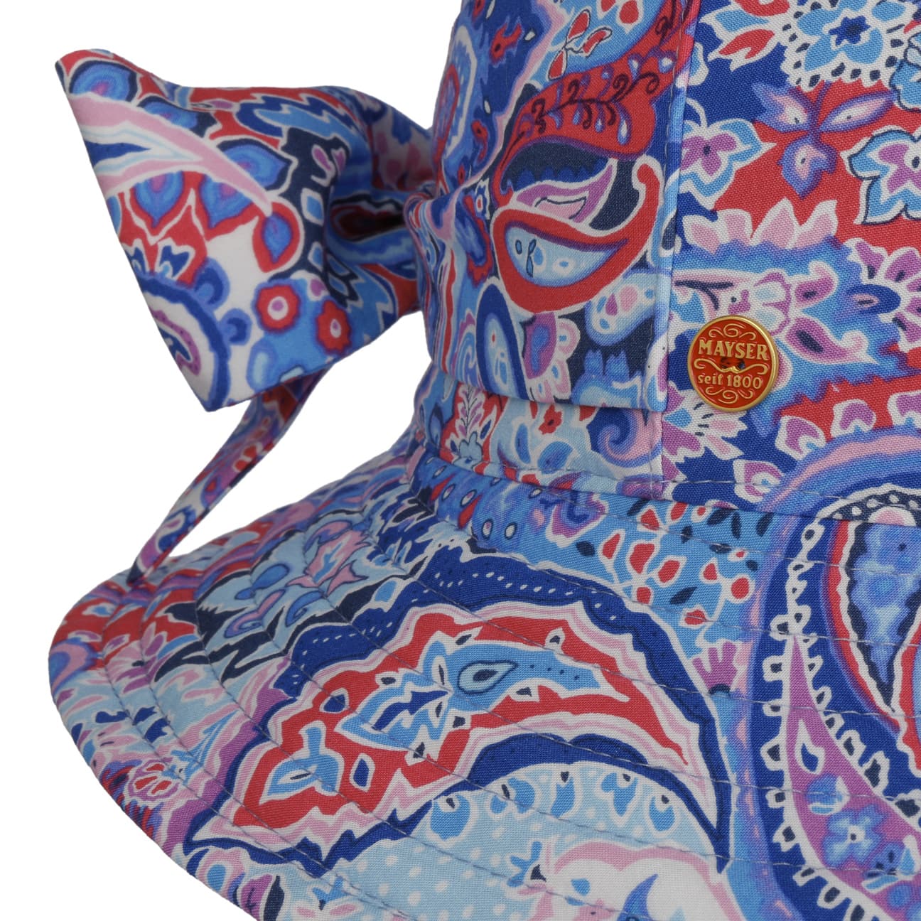 New Malu Paisley Vendbar Hatt blau 4