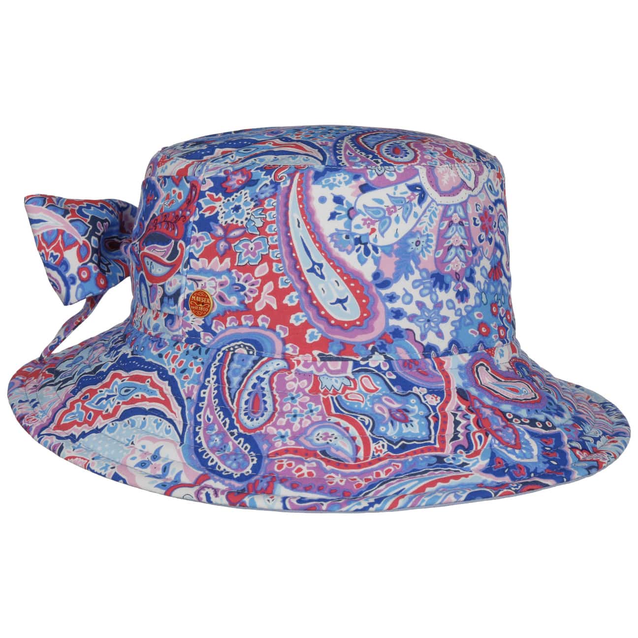 New Malu Paisley Vendbar Hatt blau 6